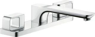 Hansgrohe 3-Loch Wannenarmatur Axor Urquiola F-Set f.Wannenrand chrom, 11436000 11436000