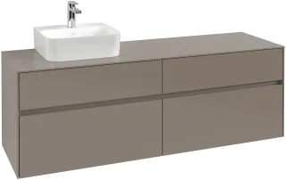Villeroy & Boch Waschtischunterschrank Collaro C105B0 1600x548x500mm m. Bel. 4 Ausz. Waschtisch li V C105B0VL