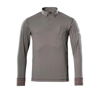 MASCOT Ios Polo-Sweatshirt FRONTLINE Hellanthrazit S - 50352-833-118-S