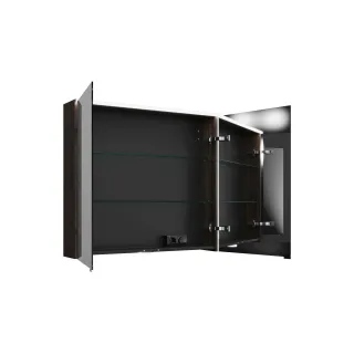 Burgbad Spiegelschrank Eqio 800x900x170 Marone Dekor Trüffel, SPGT090F2012 SPGT090F2012