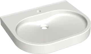 KWC Aquarotter Waschtisch, VARIUScare, MIRANIT, 550x120x450 mm, barrierefrei, 2030020961 2030020961