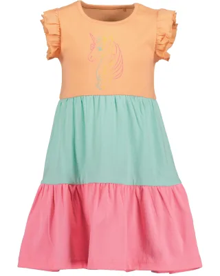 Blue Seven - kl Md Kleid, Rundhals orange - Gr. - 104