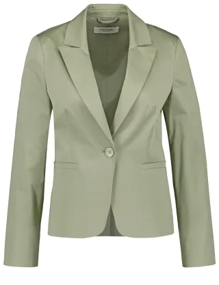 GERRY WEBER Collection - Klassischer Blazer mit Revers sage - Gr. - 36