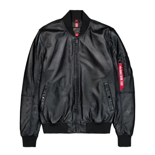 Alpha MA-1 Leather Bomber Jacket