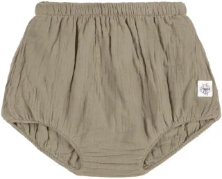 Lässig Mull Pumphose GOTS 74/80 olive
