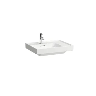 LAUFEN Aufsatz-Waschtisch MEDA 460x600x160 Ablage rechts o. Hl. o.Ül. Weiß, H8181110001121 H8181110001121