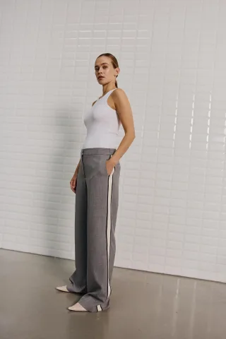 WITHBLACK - Hosen Weiblich Grau - Gr. - XL