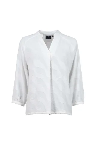 squesto - Bluse 3/4 offwhite - Gr. - 38
