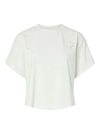 Y.A.S - YASSALLY SS BOXY TEE S. - FEST star white - Gr. - XS