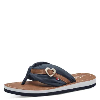 s.Oliver Shoes - Da.-Pantolette denim - Gr. - 39