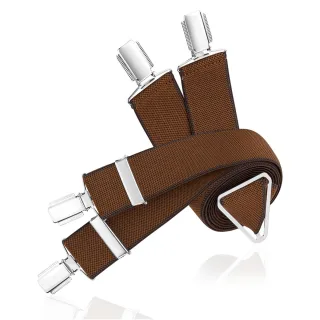 LINDENMANN - Hosenträger LINDENMANN X-Form cognac - Gr. - 120