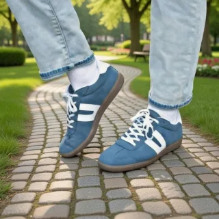 Vegetarian Shoes Cheatah navy 40