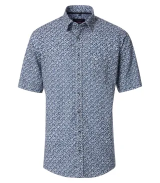 CASAMODA - Leinenhemd blau - Gr. - XXL