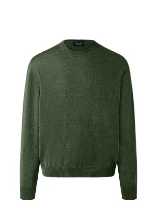 MAERZ Muenchen - Pullover Rundhals 1/1 Arm moos garden - Gr. - 56