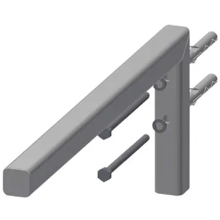 KWC Aquarotter Konsole, VARIUS, Edelstahl, 30x170x450 mm, für WT aus MIRANIT, 2030046394 2030046394