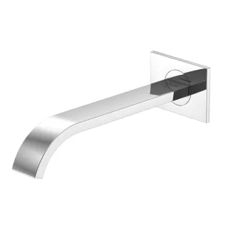 Steinberg Serie 135 Auslauf für Wanne offener Schwallauslauf, Ausladung 200 mm, chrom, 135.2310 1352310