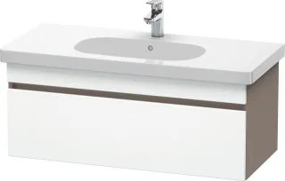 Duravit DuraStyle Waschtischunterbau wandhängend Weiß & Basalt Matt 1000x453x398 mm - DS638501843 DS638501843