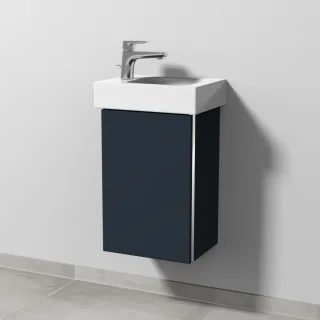 Sanipa 3way Waschtischunterbau zu Geberit iCon Waschtisch mit 1 Tür, Marine-Matt BP6571R