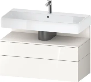 Duravit Qatego Waschtischunterbau wandhängend Weiß Hochglanz 990x470x590 mm - QA4395084220000 QA4395084220000