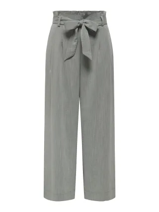 ONLY - ONLMARSA SOLID PAPERBAG PANT WVN NOOS Agave Green - Gr. - S