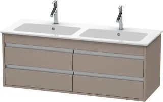 Duravit Ketho Waschtischunterbau wandhängend Basalt Matt 1270x475x480 mm - KT643304343 KT643304343