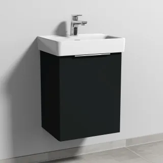Sanipa 3way Waschtischunterbau zu Laufen Pro S Waschtisch mit 1 Tür, Vulkan-Matt UP7841V
