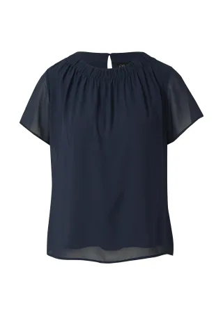 s.Oliver BLACK LABEL - Bluse blau - Gr. - 44