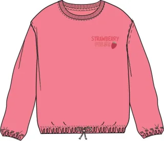 ATTENTION - Md.-Sweatshirt light red - Gr. - 92/98