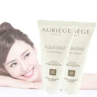 Auriege Paris Aqua Vitale  Nacht Creme trockene normale Haut Multipack 2x50ml