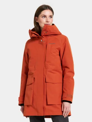 Didriksons - HARRIET WNS PARKA rust - Gr. - 42