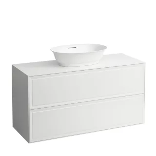LAUFEN Waschtischunterschrank THE NEW CLASSIC f.WT H812852/3 1175x455 Ausschn. mi weiss glänzend, H4 H4060220856311