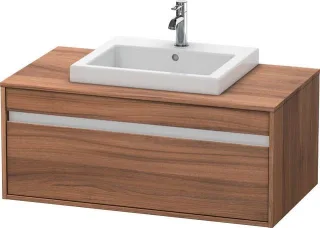 Duravit Ketho Konsolenwaschtischunterbau wandhängend Nussbaum Matt 1000x550x426 mm - KT679507979 KT679507979