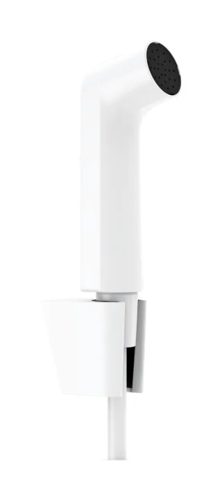 Hansgrohe Handbrause Bidette S 1jet/Porter S m. Textilschlauch 1250mm mattweiss, 29238700 29238700
