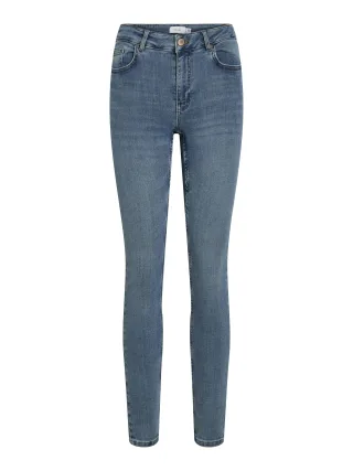 VILA - VISARAH WU05 RW SKINNY JEANS - NOOS medium blue denim - Gr. - XXL/30