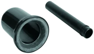 GROHE WC-Zu-/Ablaufgarnitur 37104 für Wand-WC Ablaufmanschette 110mm schwarz, 37104K00 37104K00