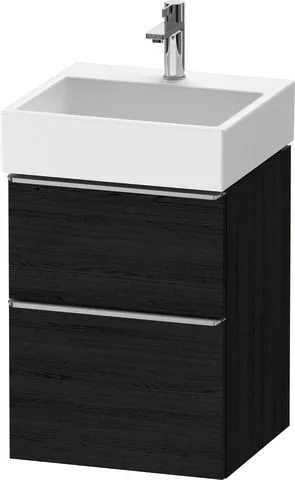 Duravit D-Neo Waschtischunterbau wandhängend Eiche Schwarz Matt 484x442x625 mm - DE4370070160000 DE4370070160000