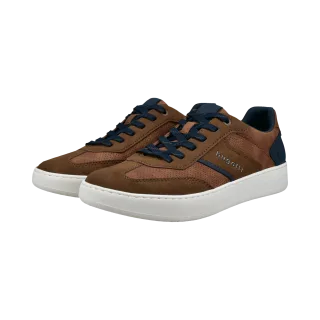 bugatti Sneaker Freizeitschuh, Halbschuh, Schnürschuh mit Lochmuster
