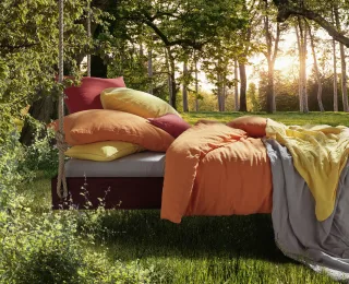 fleuresse Bettwäsche "Provence in Gr. 135x200, 155x220 oder 200x200 cm" 3 Stk. Halbleinen, 50% Baumwolle, 50% Leinen, Gr. 135x200, 155x220, 200x200cm
