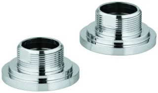 Grohe Rosette Atrio 45630 3-Loch-WT/3-Loch Bidetbatterie chrom, 45630000 45630000
