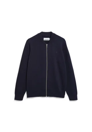 Armedangels - AGAAMON KNIT JACKET night sky - Gr. - XXL