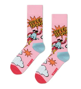 happy socks - Flying Super Mom Sock Orange - Gr. - 38