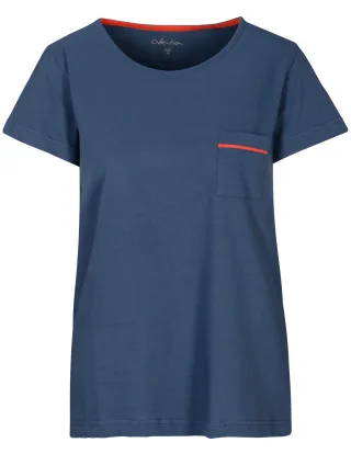 ATTENTION - Da.-Shirt 1/2 Arm denim - Gr. - 46