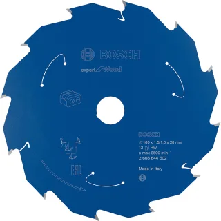 Bosch Akku-Kreissägeblatt Expert for Wood ø 160 mm - 2608644502
