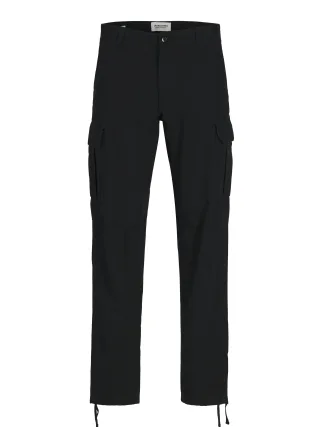 JACK&JONES - JPSTKANE BARKLEY CARGO PANT NOOS black - Gr. - 34/34