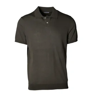 BASEFIELD - Polo Shirt 1/2 dark olive - Gr. - XXL