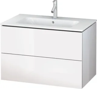 Duravit L-Cube Waschtischunterbau wandhängend Weiß Hochglanz 820x481x550 mm - LC624108585 LC624108585