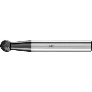 PFERD TOOLS Hartmetall Hochleistungsfrässtift ALU Kugel KUD Ø 06x05mm Schaft-Ø 6mm HICOAT beschichtet für Alu/NE Metalle - 21112585