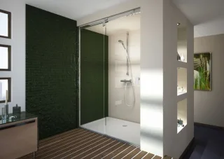 Hoesch Duschabtrennung Muna 2000 rechts für Nische Everclean 9228320.101401