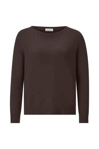 Rich & Royal - Cozy Crew Neck dark chocolate - Gr. - S