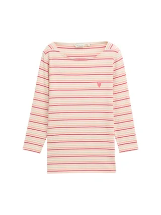 Tom Tailor - Langarmshirt mit Streifenmuster multicolor regular stripe - Gr. - XXL